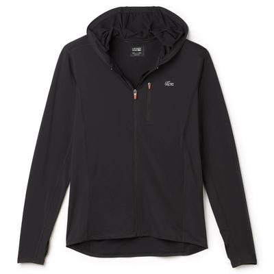 Lacoste Mens Hooded Jersey Jacket - Black - main image