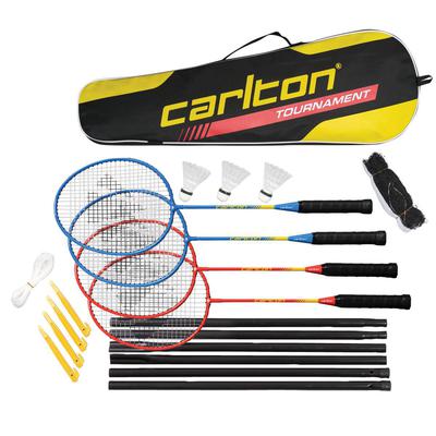Carlton Tournament 4 Players Badminton Racket Set