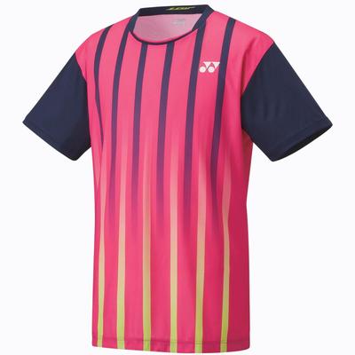 Yonex Mens Game Shirt - Dark Pink (12106EX) - main image