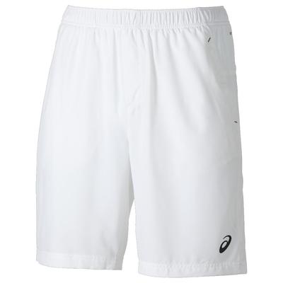 Asics Mens Club 9 Inch Tennis Shorts - White - main image