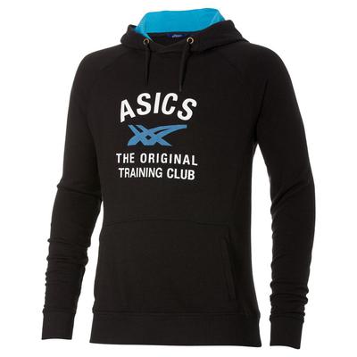 Asics Mens Graphic Hoodie - Black/Blue - main image