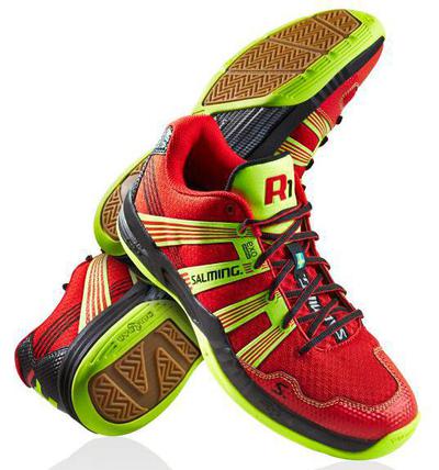 Salming Mens Race R1 3.0 Indoor Court Shoes Red