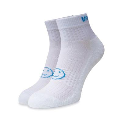 Wacky Sox Shorty Sporty Socks (1 Pair) - White/Blue - main image
