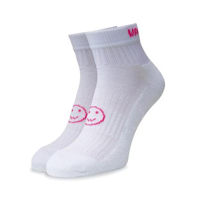 Wacky Sox Shorty Sporty Socks (1 Pair) - White/Pink - main image