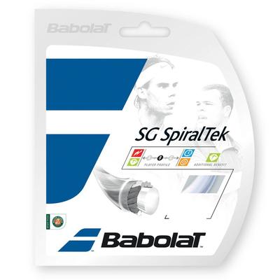 Babolat Synthetic Gut SpiralTek Tennis String Set - White - main image
