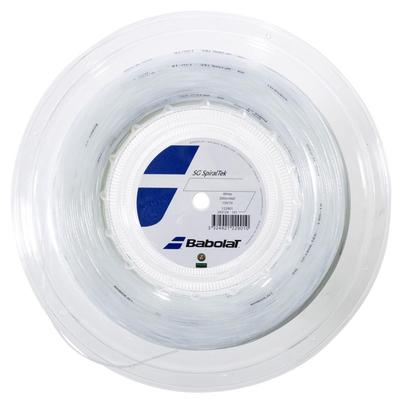 Babolat Synthetic Gut SpiralTek 200m Tennis String Reel - White - main image
