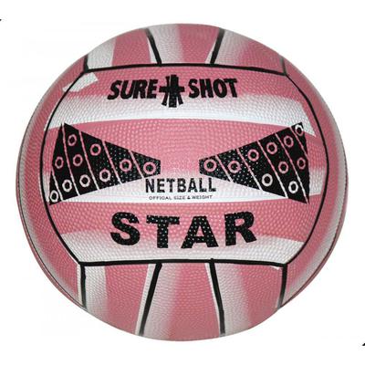 Sure Shot Star Netball (Size 4/5) - Pink - main image