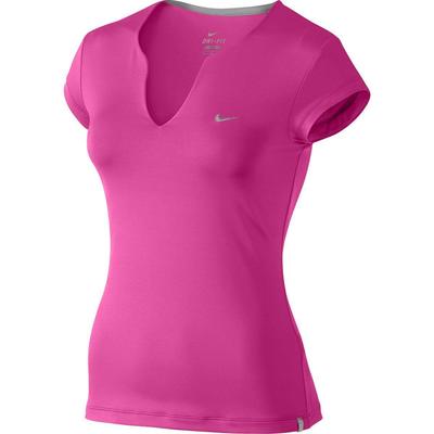 Nike Womens Pure Capsleeve Top - Pink Pow - main image