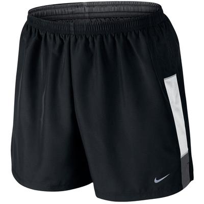 Nike Mens 5 Inch Woven Reflective Shorts - Black/White - main image