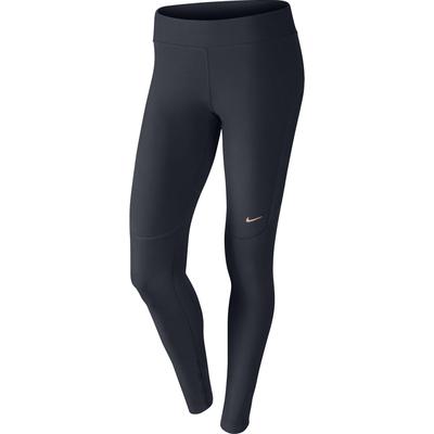 Nike Womens Filament Running Tights - Dark Obsidian/Matte Silver - main image