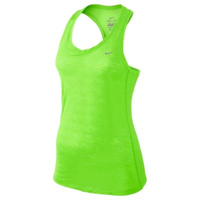 Nike Womens Touch Breeze Tank - Lime/Silver - main image
