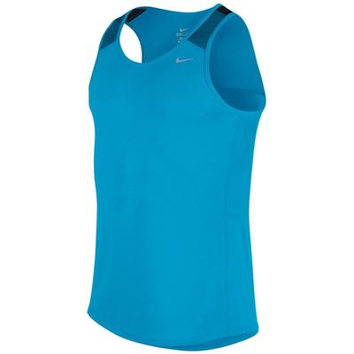 Nike Mens Racer Singlet Tank - Blue - main image