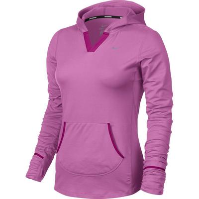 Nike Womens Element Hoodie - Red Violet/Reflective Silver - main image