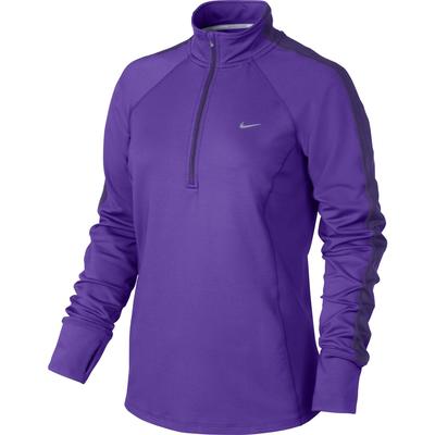 Nike Womens Racer Half-Zip LS Running Top - Hyper Grape/Court Purple - main image