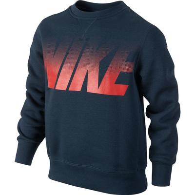 Nike Boys YA76 Graphic Sweater - Armory Navy - main image