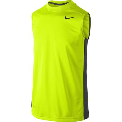 Nike Boys Sleeveless Shirt - Volt/Black - main image