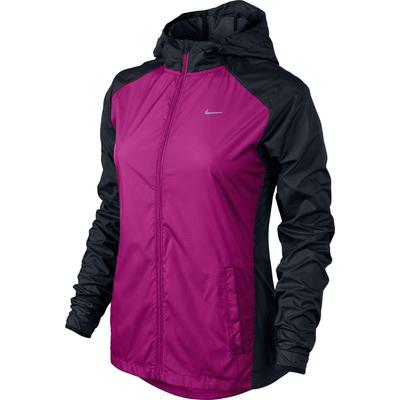 Nike Womens Racer Woven Running Jacket - Magenta//Reflective Silver - main image