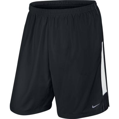 Nike Mens 9" Woven Warm Up Short - Black/Silver - main image