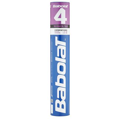 Babolat 4 Feather Badminton Shuttlecocks (1 Dozen) - main image