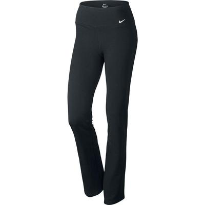 Nike Womens Running Dri-FIT Slim Fit Legend Pants - Black/White ...