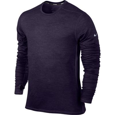 Nike Dri-FIT Wool Mens Crew Top - Purple - main image
