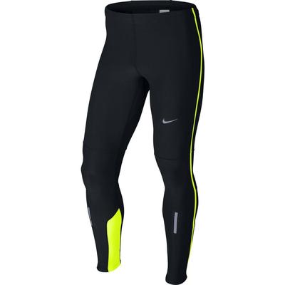 Nike Mens Tech Running Tights - Black/Volt - main image
