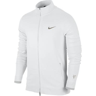 Nike Mens Premier RF Cover-Up Jacket - White/Metallic Zinc - main image