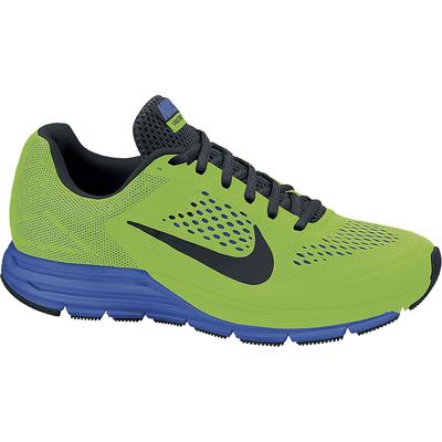 Nike Mens Zoom Structure+ 17 Running Shoes - Green/Hyper Cobalt - main image