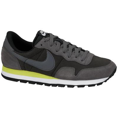 Nike Mens Air Pegasus 83 Leather Running Shoes - Black/Volt - main image