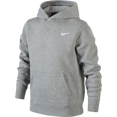 Nike Boys Brushed-Fleece Pullover Hoodie - Grey - main image