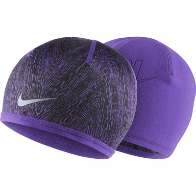 Nike Womens Run Cold-Weather Reversible Beanie - Grape/Silver - main image
