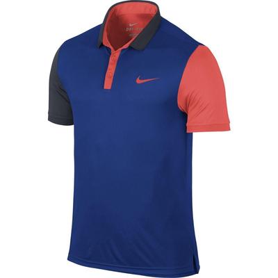Nike Mens Advantage Polo - Game Royal/Hyper Punch - main image