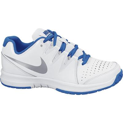Nike Boys Vapor Court (GS) Tennis Shoes - White/Blue - main image