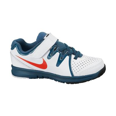 Nike Little Boys Vapor Court Tennis Shoes - White/Blue - main image