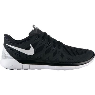 Nike Womens Free 5.0+ Running Shoes - Black/White - main image