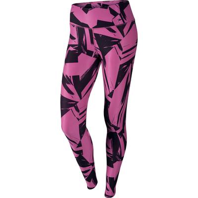 Nike Womens Legend 2.0 Flow Tights - Hot Pink/Black - main image