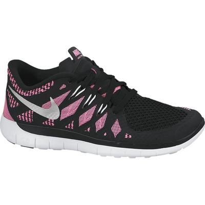 Nike Kids Free 5.0+ Running Shoes - Black/Pink Glow - main image