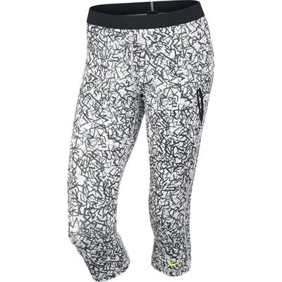 Nike Womens Slam 3/4 Tennis Capri - White/Black - main image