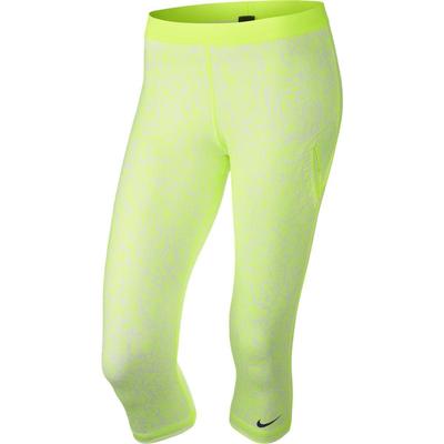 Nike Womens Slam 3/4 Tennis Capri - Volt/Cyber - main image