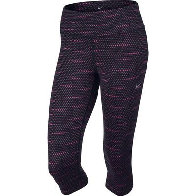 Nike Womens Dri-FIT Epic Run Printed Capri - Black/Pink - main image