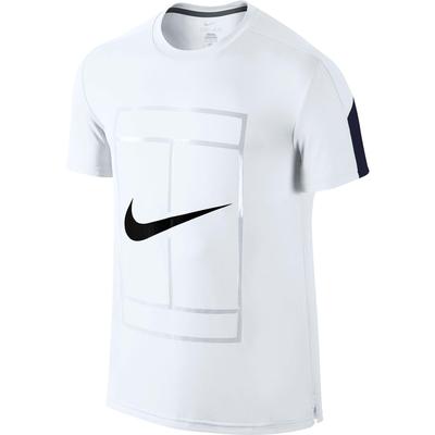 Nike Mens Court Graph Crew - White - main image