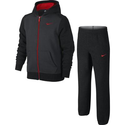 Nike Boys Core Brush Fleece Tracksuit - Anthracite/Black Heather - main image