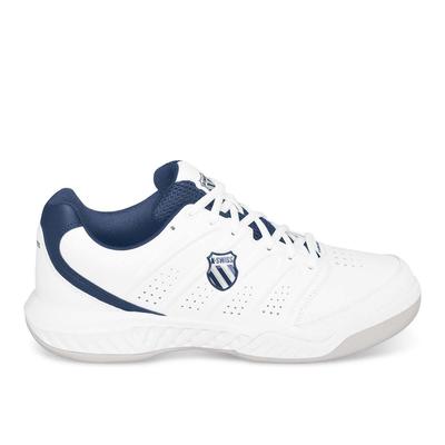K-Swiss Boys Ultrascendor Carpet Tennis Shoes - White/Navy [Size 1-2.5]