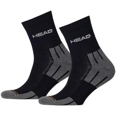 Head Performance Short Crew Socks (3 Pairs) - Black - main image