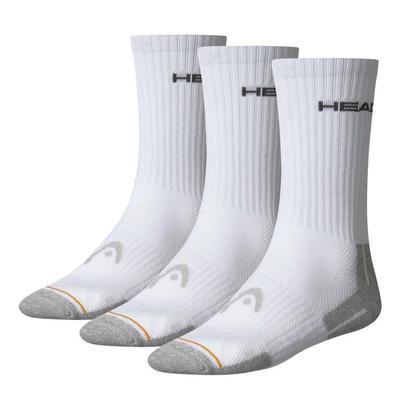 Head Performance Crew Socks (3 Pairs) - White - main image
