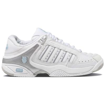K-Swiss Womens Defier RS Tennis Shoes - White/Blue/Silver - main image