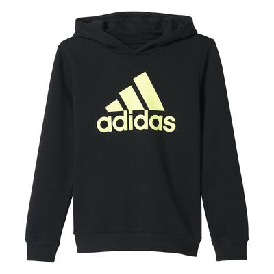 Adidas Boys Essentials Hoodie - Black/Yellow - main image