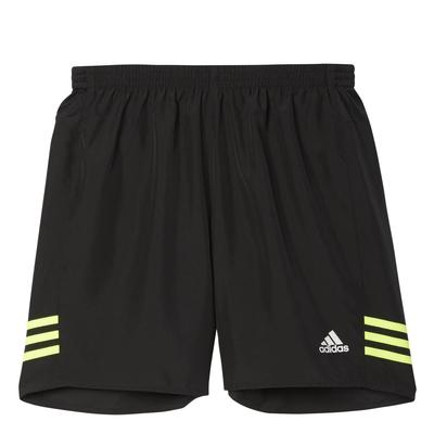 Adidas Mens Response 7-Inch Shorts - Black/Yellow - main image