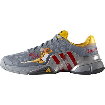 Adidas Mens Barricade 2015 Lucky Lady Barri-Cady Tennis Shoes - Grey - main image