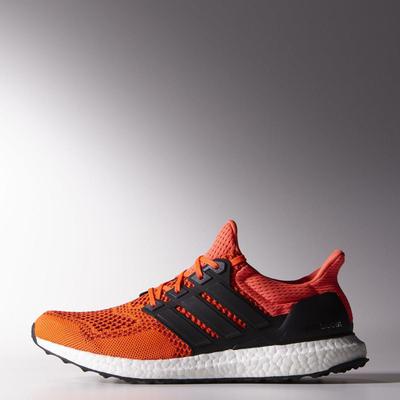 Adidas Mens Ultra Boost Running Shoes - Solar Red - main image